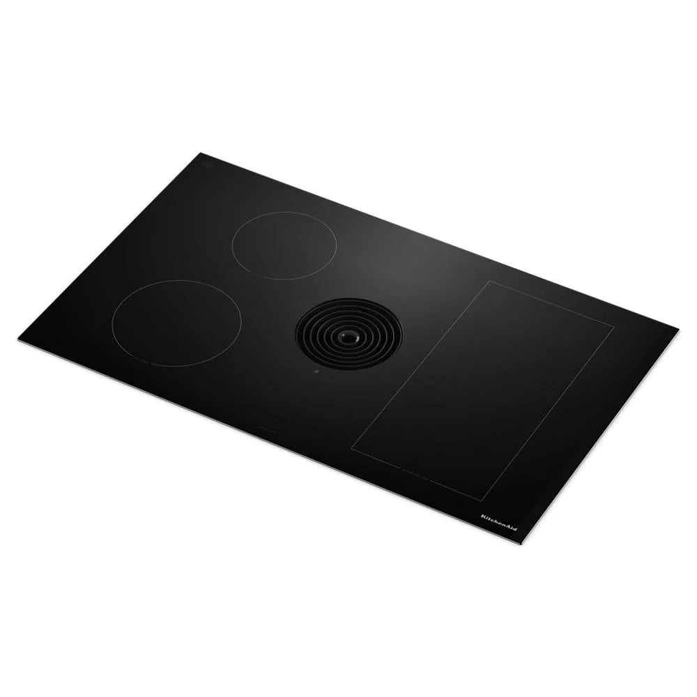 36-In 4 Burners Black Induction Cooktop
