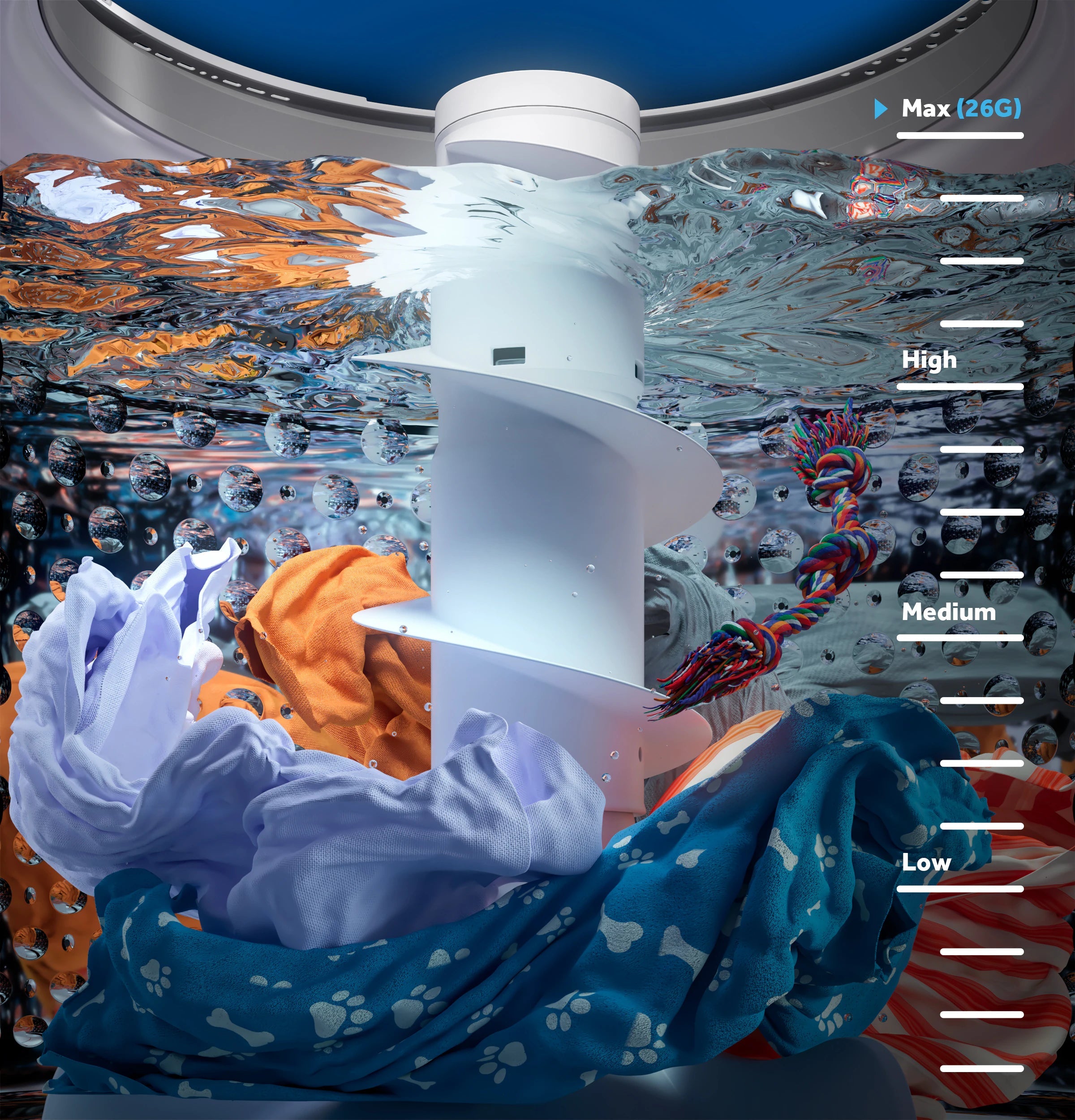 High Efficiency Agitator Lar ( 4.5-Cu Ft ) Top-Load Washer ( White )