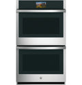 Profile 30 Inch Double Electric Wall Oven with Air Fry Self + Steam Cleaning ( Stainless Steel )