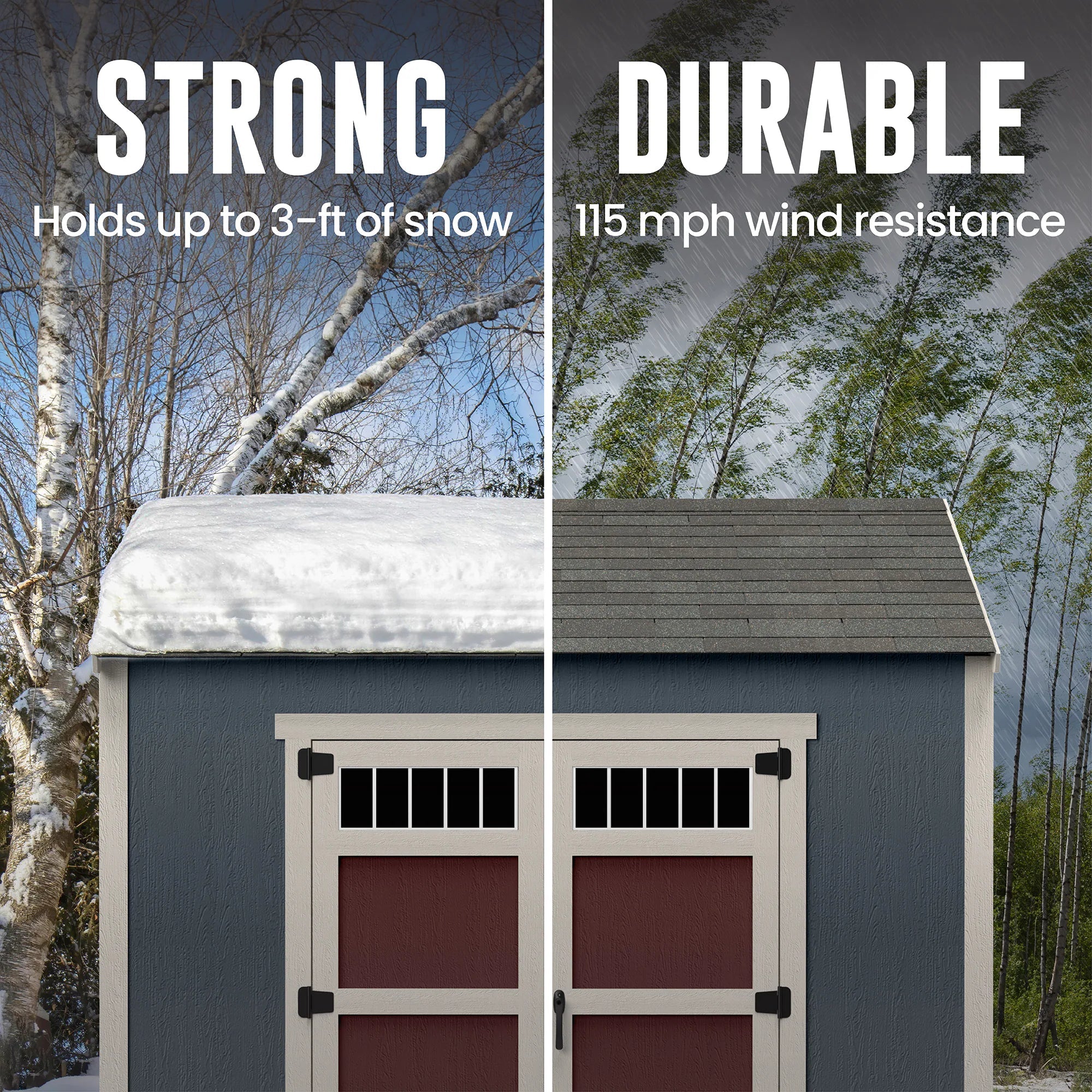 Lancaster 16-Ft X 10-Ft Wood Outdoor Storage Shed (Floor Included)
