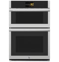 Profile 30 Inch Self + Steam Cleaning Air Fry Microwave Wall Oven Combo ( Stainless Steel )