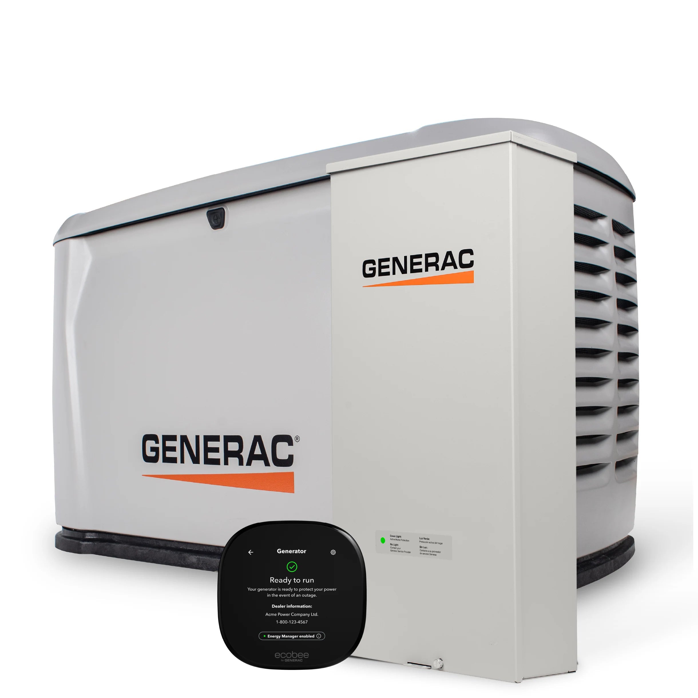 Next Generation 22000 -Watt Dual Fuel (Liquid Propane/Natural Gas) 200-Amp Home Standby Generator Automatic Transfer Switch Included