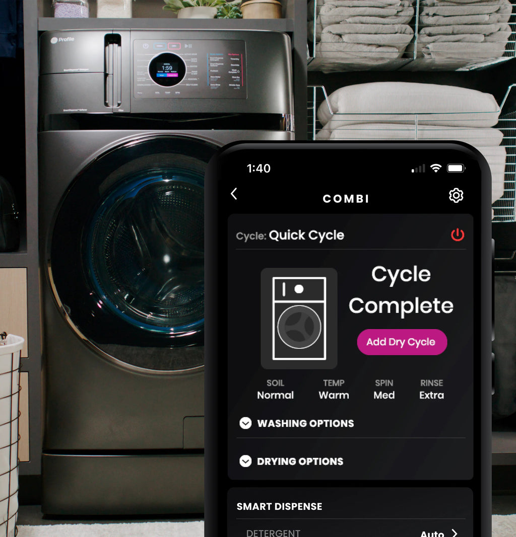 Profile Ultrafast Combo 4.8-Cu Ft Ventless All-In-One Washer Dryer Combo ( Carbon Graphite )