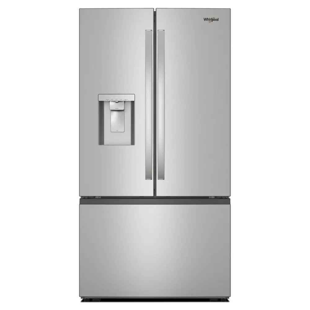 Counter-Depth 23.4-Cu Ft 36-In Wide French Door Refrigerator with Dual Ice Maker ( Fingerprint-Resistant Stainless Finish ) ENERGY STAR Certified