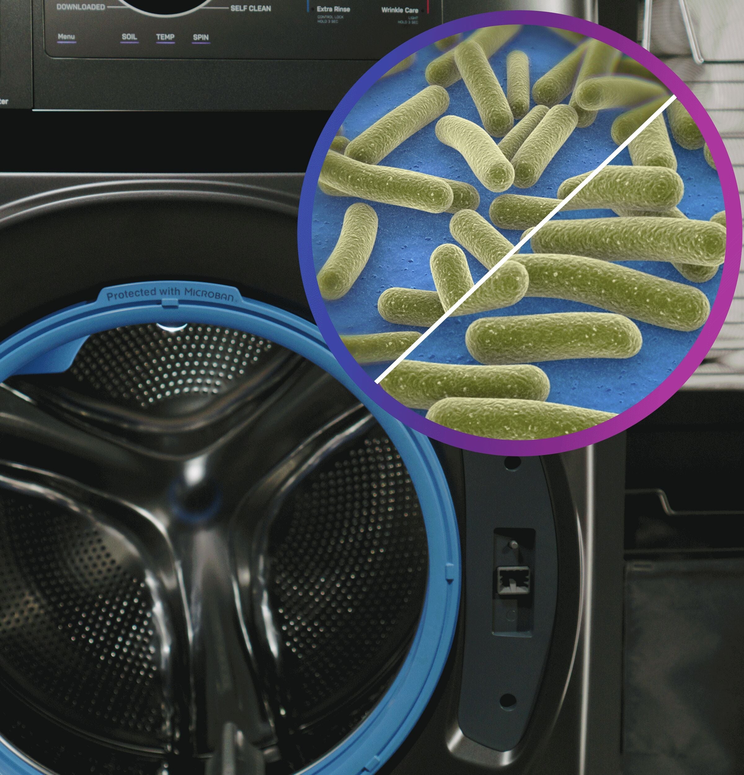 Profile Ultrafast Combo 4.8-Cu Ft Ventless All-In-One Washer Dryer Combo ( Carbon Graphite )