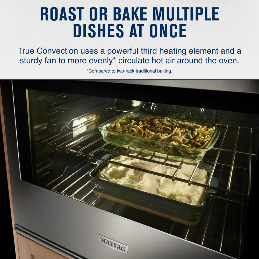 30 Inch Self-Cleaning Air Fry Microwave Wall Oven Combo ( Fingerprint Resistant Stainless Steel )
