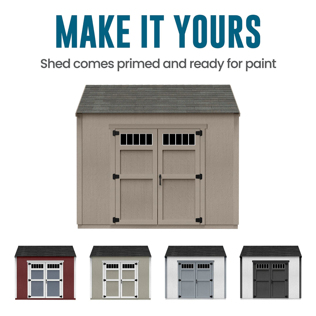 Lancaster 16-Ft X 10-Ft Wood Outdoor Storage Shed (Floor Included)