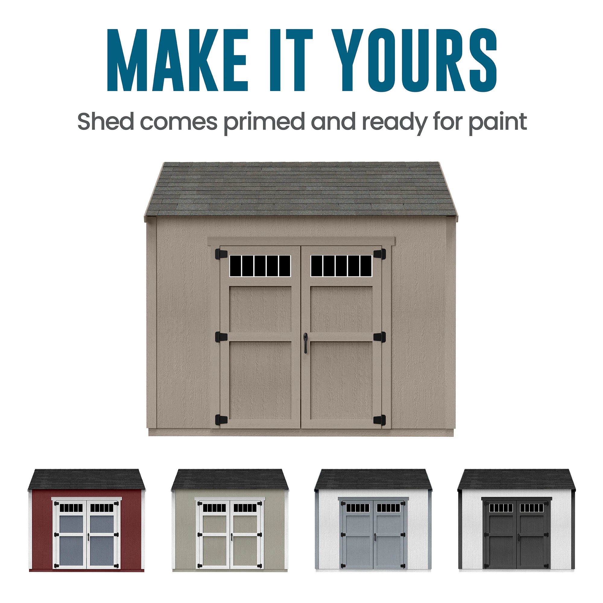 Lancaster 16-Ft X 10-Ft Wood Outdoor Storage Shed (Floor Included)