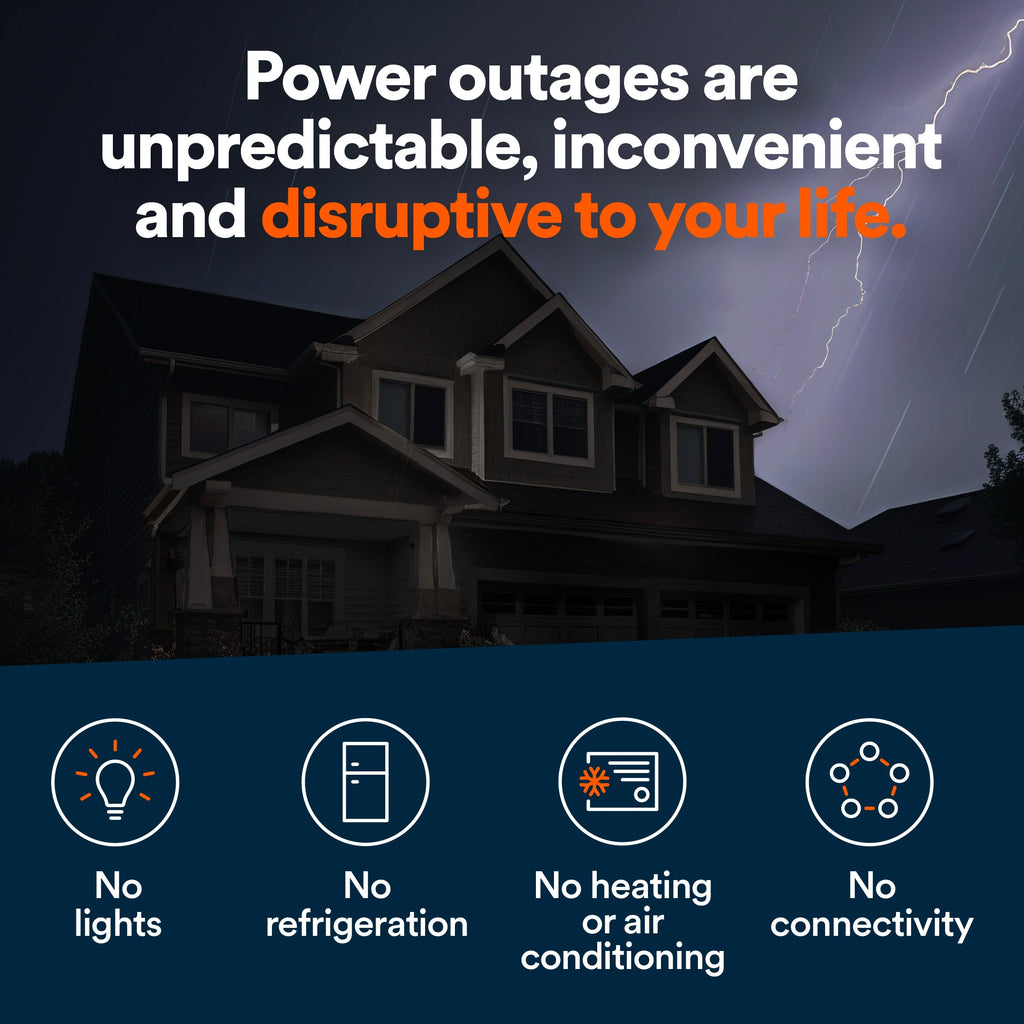 Next Generation 22000 -Watt Dual Fuel (Liquid Propane/Natural Gas) 200-Amp Home Standby Generator Automatic Transfer Switch Included