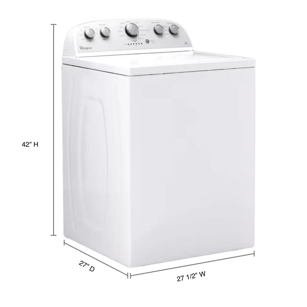 Deep Water Wash High Efficiency Agitator Small ( 3.5-Cu Ft ) Top-Load Washer ( White )