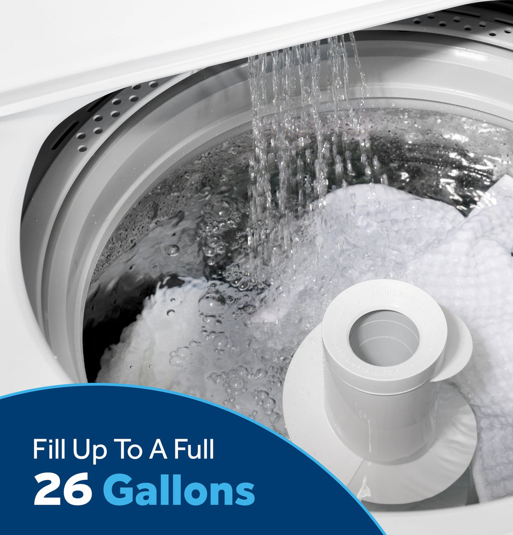 High Efficiency Agitator Lar ( 4.5-Cu Ft ) Top-Load Washer ( White )