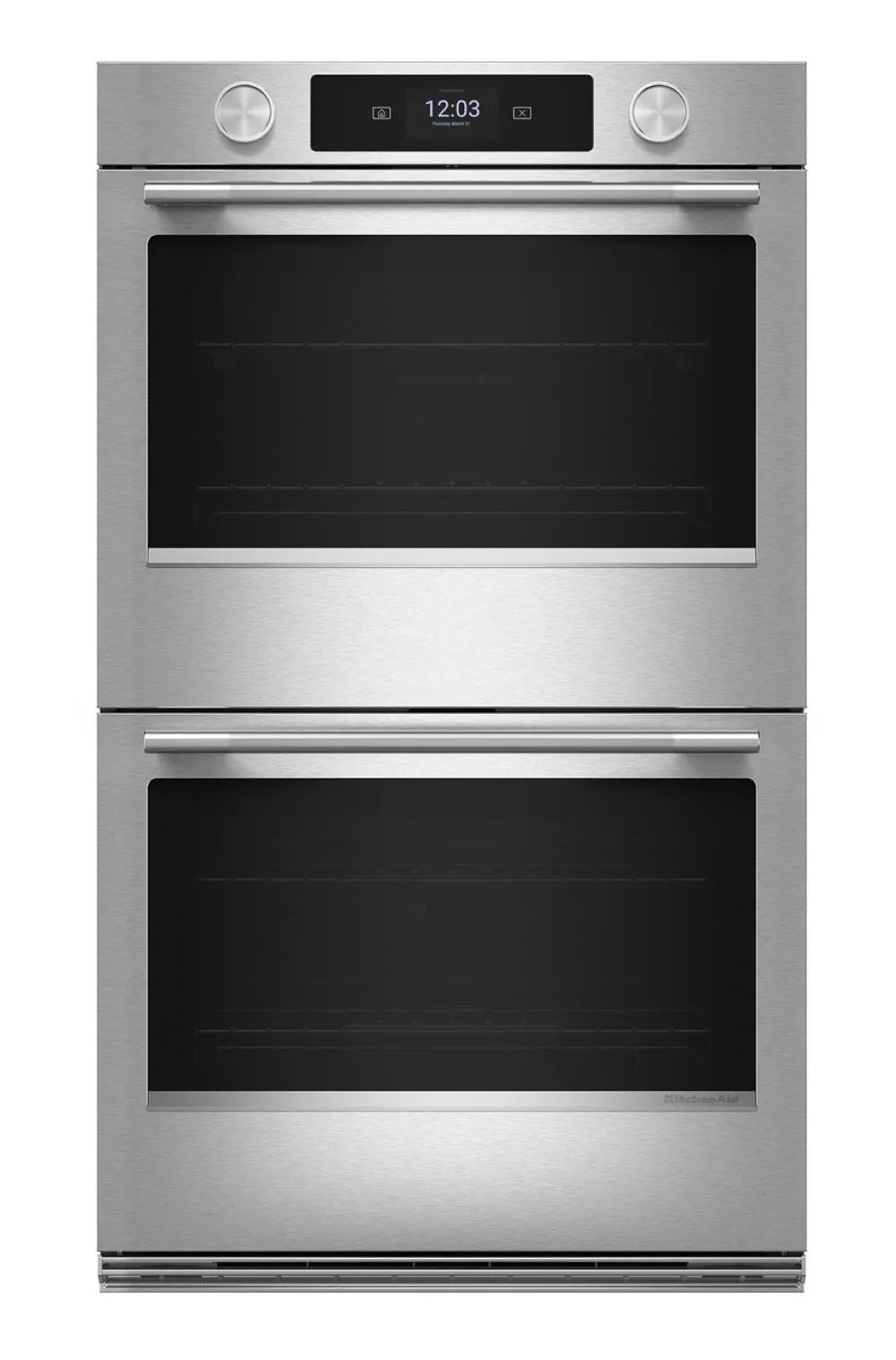 30 Inch Double Electric Wall Oven with Air Fry Steam Cleaning ( Printshield Stainless )