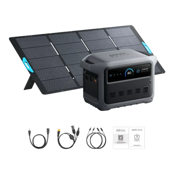 Anker SOLIX C1000 Gen 2 1024Wh Power Station + 400W Solar Panel - view 4