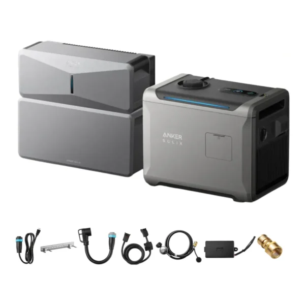 Anker SOLIX E10 Power Module + Batteries + Smart Generator 5500