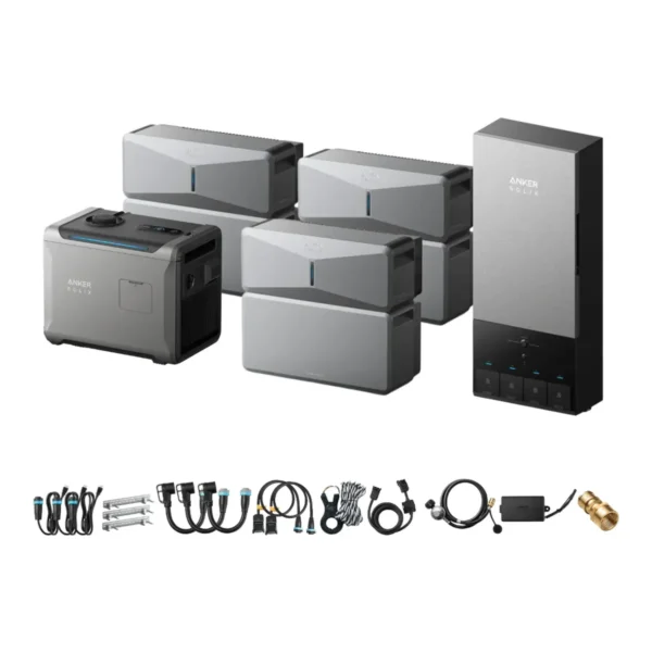 Anker SOLIX E10 Triple Module Kit + Power Dock + Smart Generator