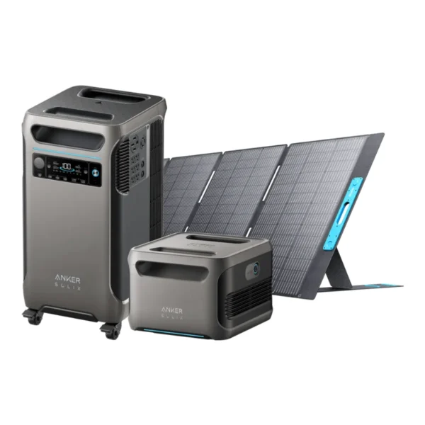 Anker SOLIX F3800 + BP3800 Battery + 400W Solar Panel - view 2 Anker SOLIX F3800 + BP3800 Battery + 400W Solar Panel - view 2