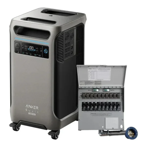 Anker SOLIX F3800 Plus Power Station + 50A Transfer Switch - view 2 Anker SOLIX F3800 Plus Power Station + 50A Transfer Switch - view 2