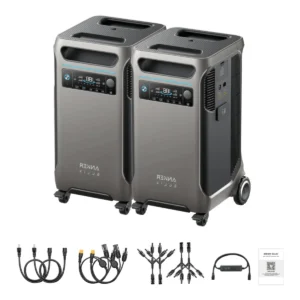 Anker SOLIX F3800 x2 + Double Power Hub, 7.68kWh 12kW