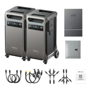 Anker SOLIX F3800 x2 + Smart Home Power Kit, 7.68kWh 12kW