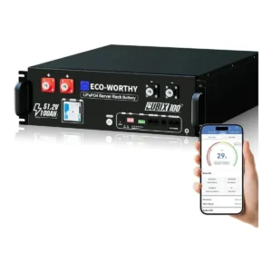 ECO-WORTHY Cubix 100 48V 100Ah Server Rack Battery