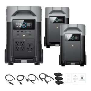 EcoFlow DELTA Pro + 2 Extra Batteries, 10.8kWh 3600W