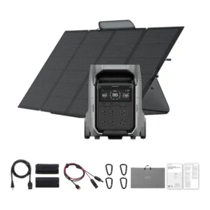 EcoFlow DELTA Pro 3 Solar Generator + 400W Portable Panels