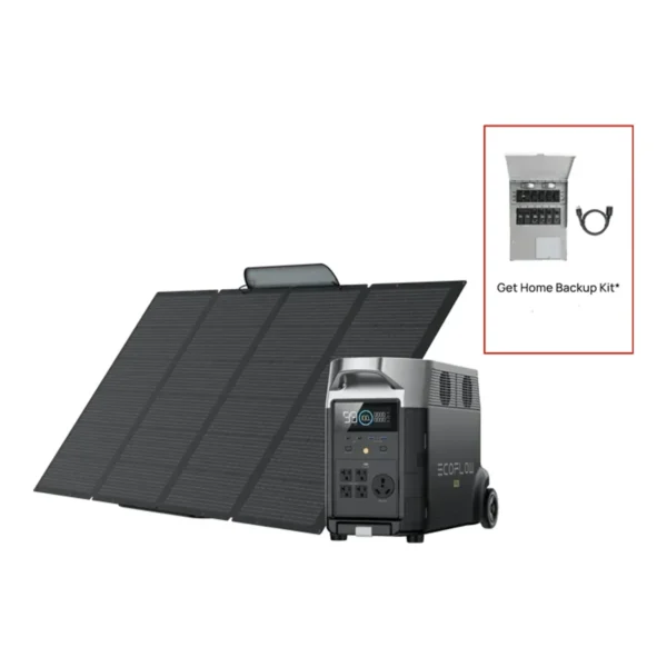 EcoFlow DELTA Pro + 400W Solar Panel + Transfer Switch - view 2 EcoFlow DELTA Pro + 400W Solar Panel + Transfer Switch - view 2