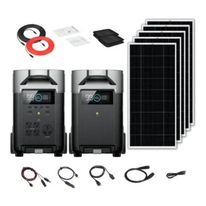 EcoFlow DELTA Pro 7.2kWh + 200W Rigid Solar Panels Kit