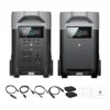EcoFlow DELTA Pro + Smart Extra Battery, 7.2kWh 3600W