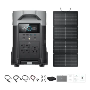 EcoFlow DELTA Pro Solar Generator + 220W Bifacial Panels