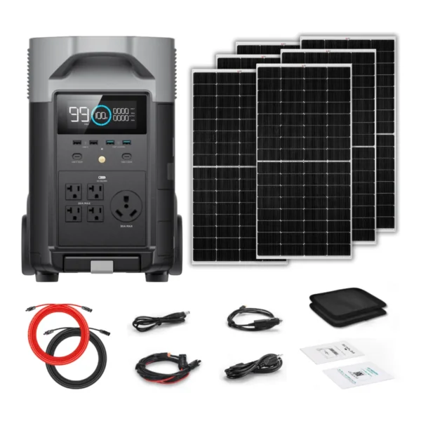 EcoFlow DELTA Pro Solar Generator + 250W Rigid Panels - view 2