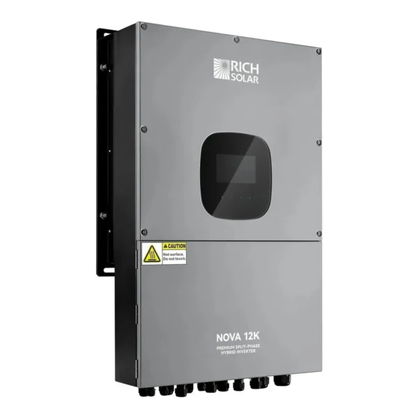 Rich Solar NOVA 12K Hybrid Inverter, 48V Split Phase - view 2 Rich Solar NOVA 12K Hybrid Inverter, 48V Split Phase - view 2