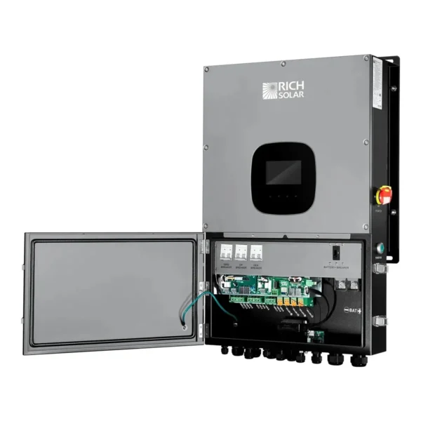 Rich Solar NOVA 12K Hybrid Inverter, 48V Split Phase - view 4 Rich Solar NOVA 12K Hybrid Inverter, 48V Split Phase - view 4