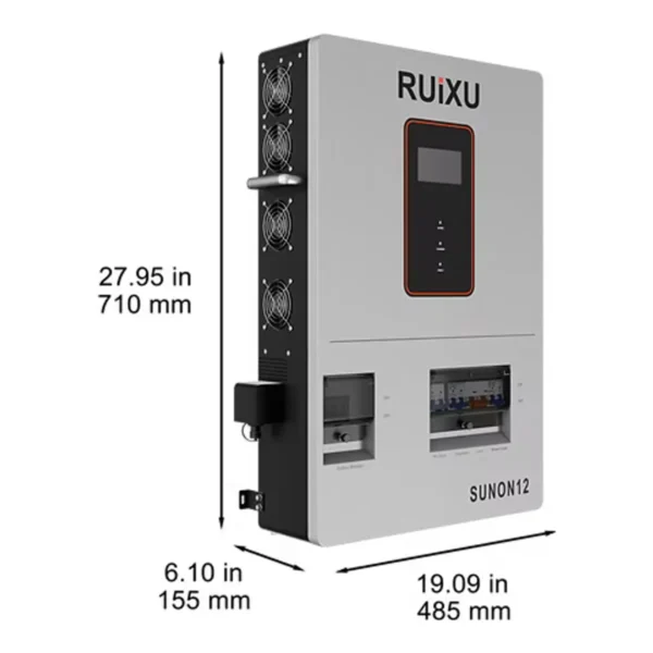 RUiXU SUNON12 12kW 48V Off-Grid Inverter, Split Phase - view 2