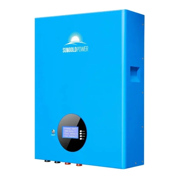 SunGoldPower 5.12kWh 48V Powerwall LiFePO4 Battery