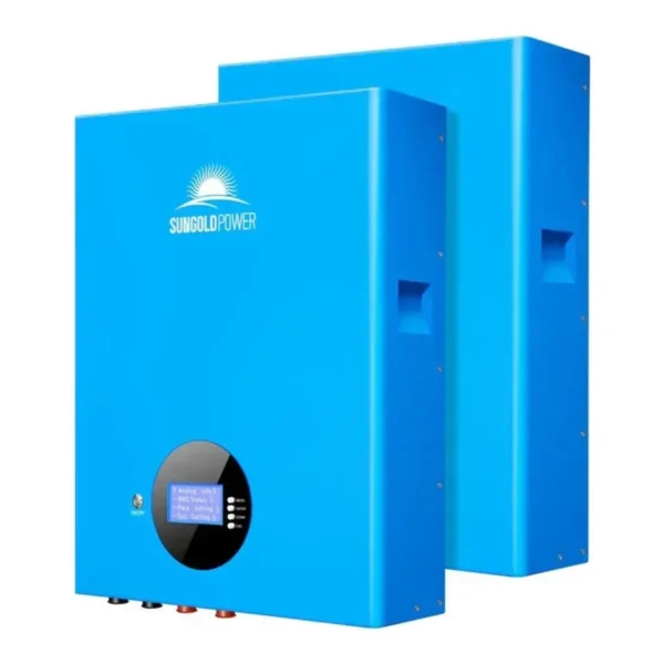 SunGoldPower 5.12kWh 48V Powerwall LiFePO4 Battery - view 2