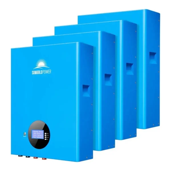 SunGoldPower 5.12kWh 48V Powerwall LiFePO4 Battery - view 3